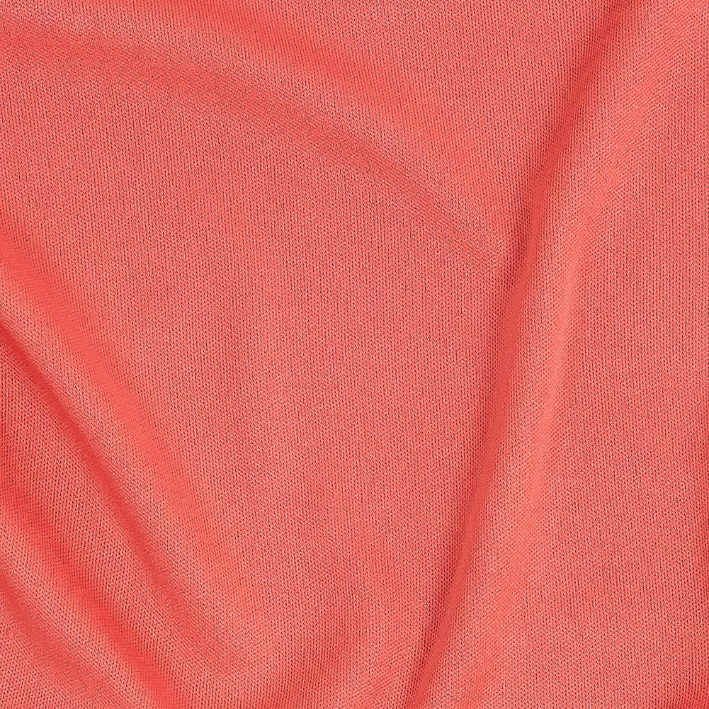 Polyester Pongee Knit Lining - Strawberry Pink - Luca Collection - Detail