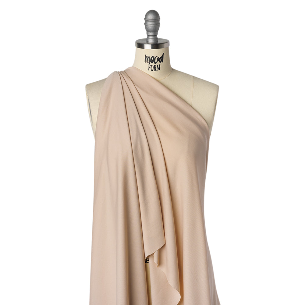 Polyester Pongee Knit Lining - Nude - Luca Collection Drape