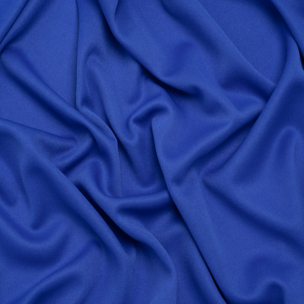 Polyester Pongee Knit Lining - Royal Blue - Luca Collection - Drape