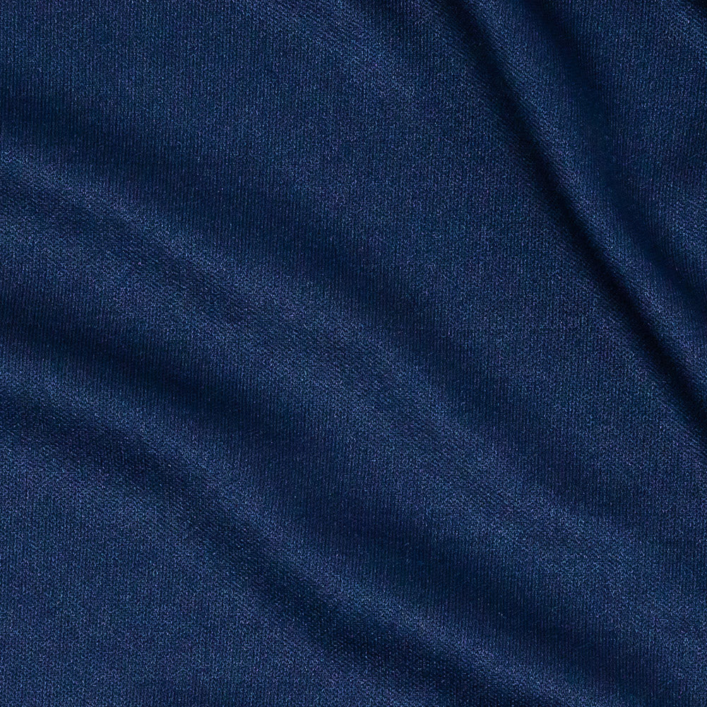 Polyester Pongee Knit Lining - Navy Blue - Luca Collection - Detail