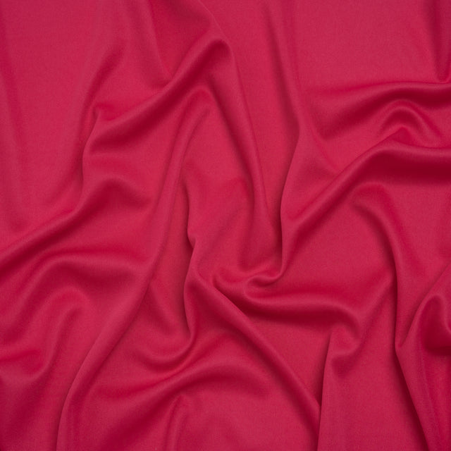 Polyester Pongee Knit Lining - Fuchsia - Luca Collection