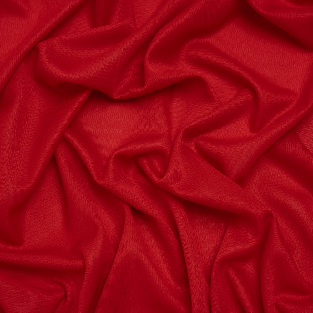 Polyester Pongee Knit Lining - Red - Luca Collection - Drape