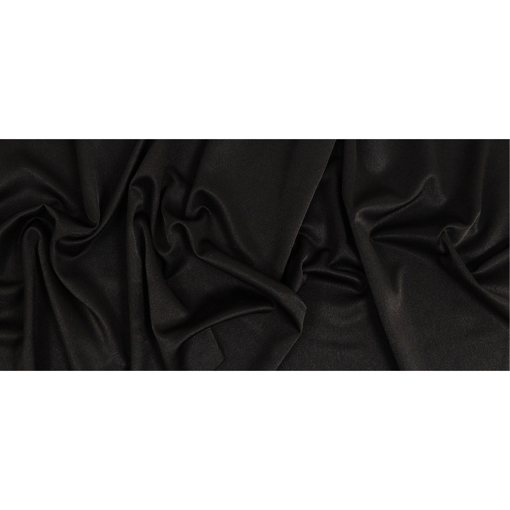 Lux Polyester Crepe Back Satin - Black - Isla Collection - Full