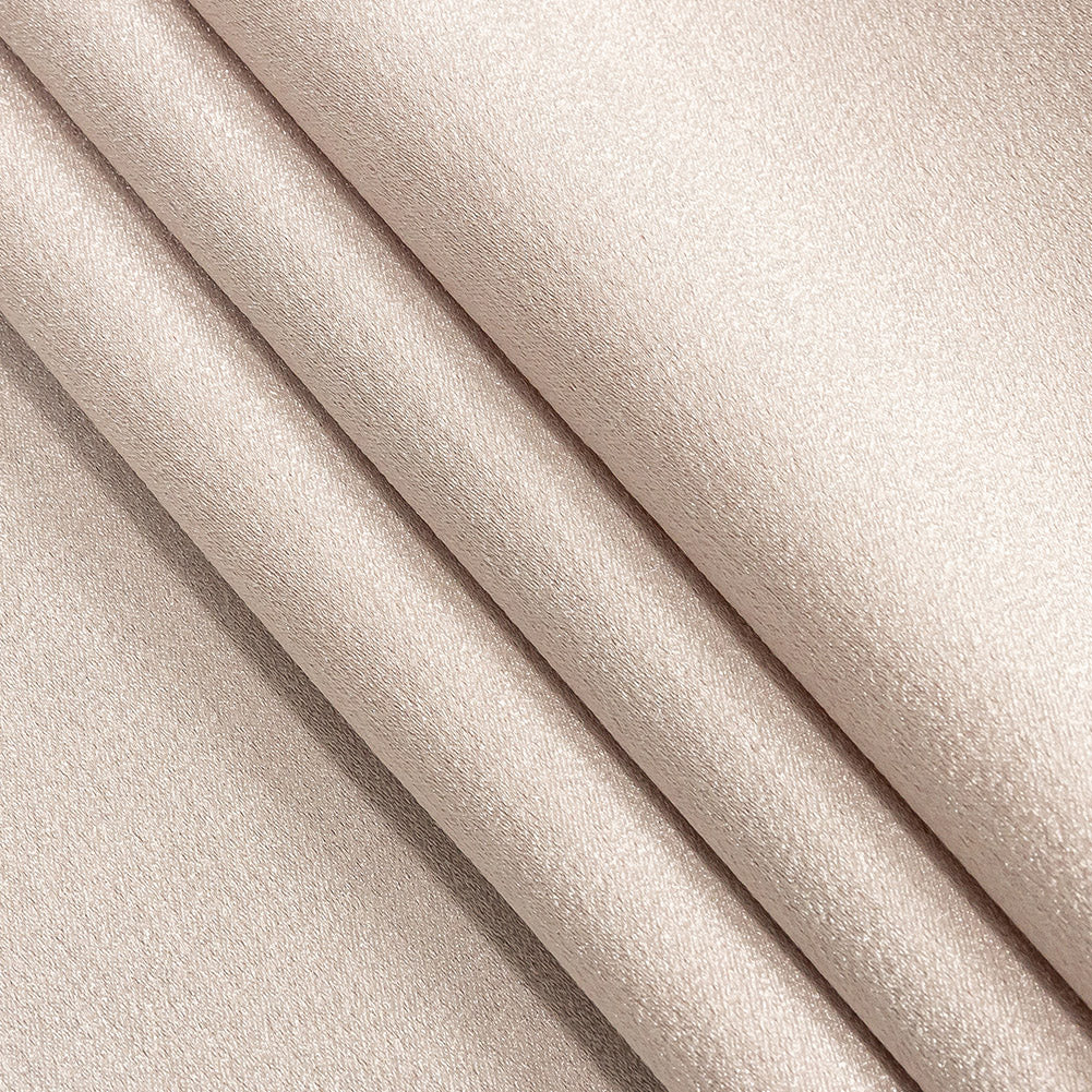 Lux Polyester Crepe Back Satin - Dusty Rose - Isla Collection - Folded
