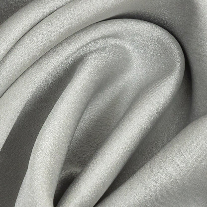 Lux Polyester Crepe Back Satin - Gray - Isla Collection