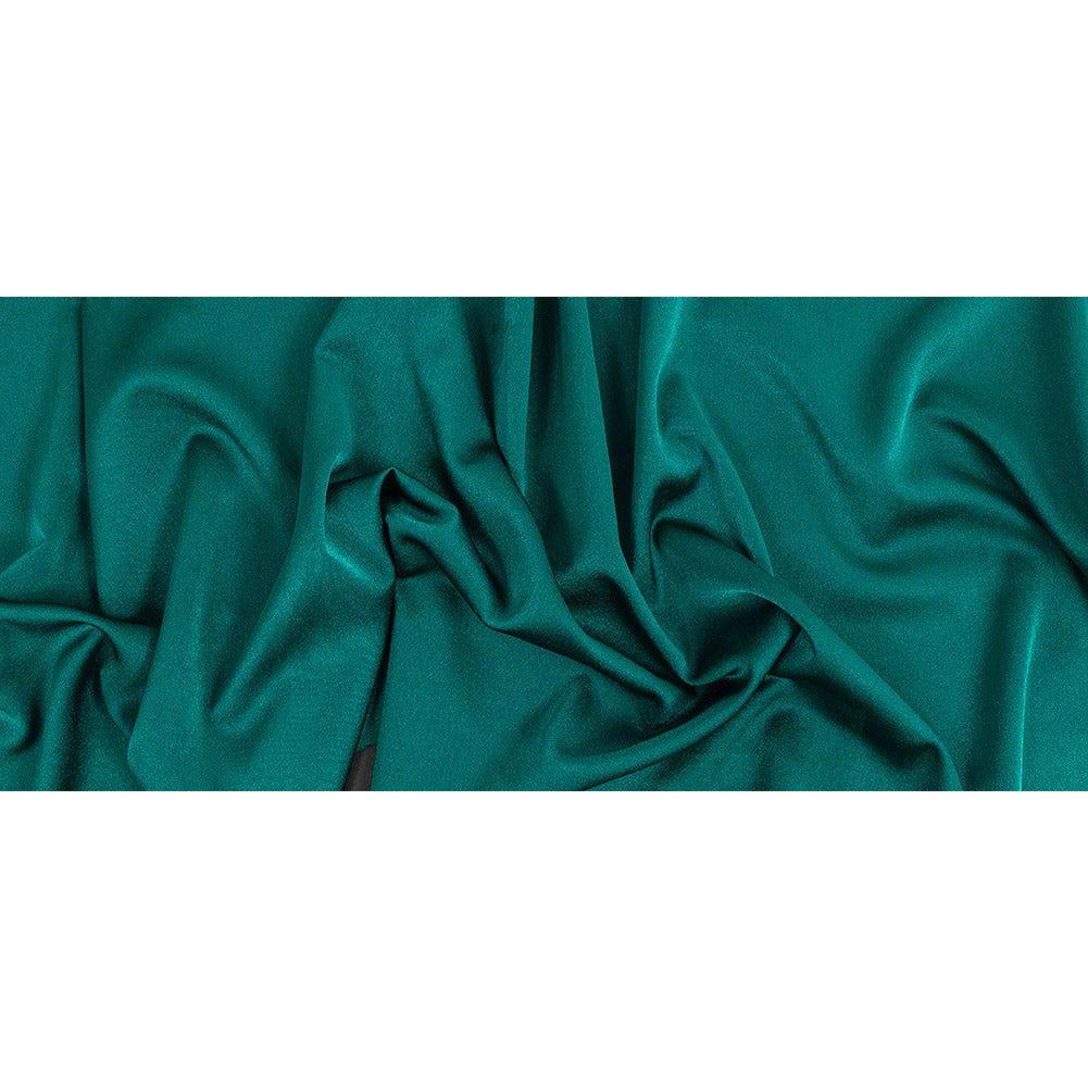 Lux Polyester Crepe Back Satin - Emerald - Isla Collection - Full