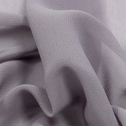Lux Multi-Twist Polyester Chiffon - Gray - Esma Collection