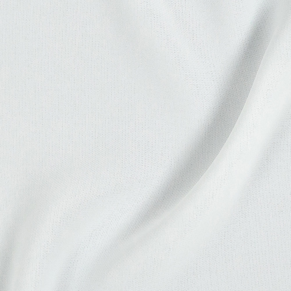 Polyester 4-Ply Crepe - White - Suzie Collection - Detail