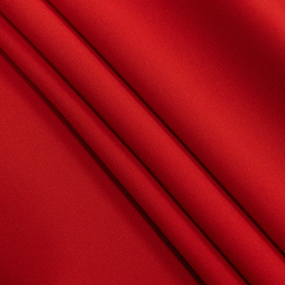 Polyester 4-Ply Crepe - Red - Suzie Collection