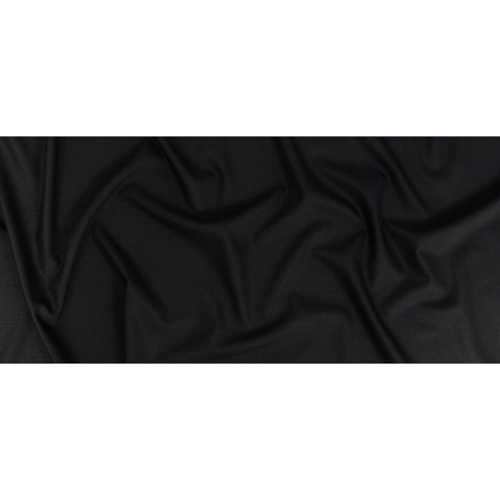 Super 120 Monostretch Wool Suiting - Black - Full