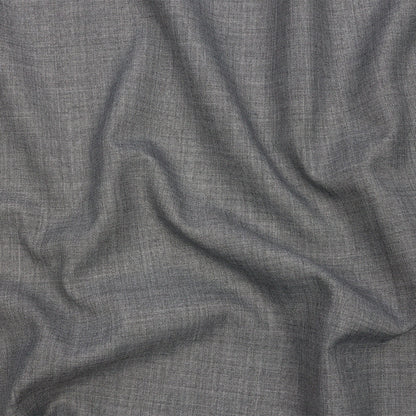 Heathered Gray Tropical Wool Blend Suiting