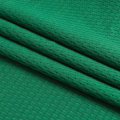 Green Coolmax Wicking Athletic Mesh Folded