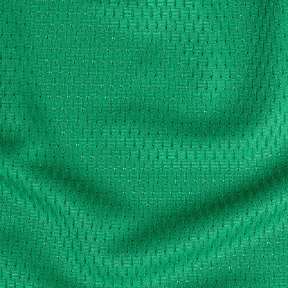Green Coolmax Wicking Athletic Mesh Detail