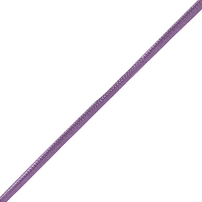 Purple Braided Cord with Lip - 0.25"