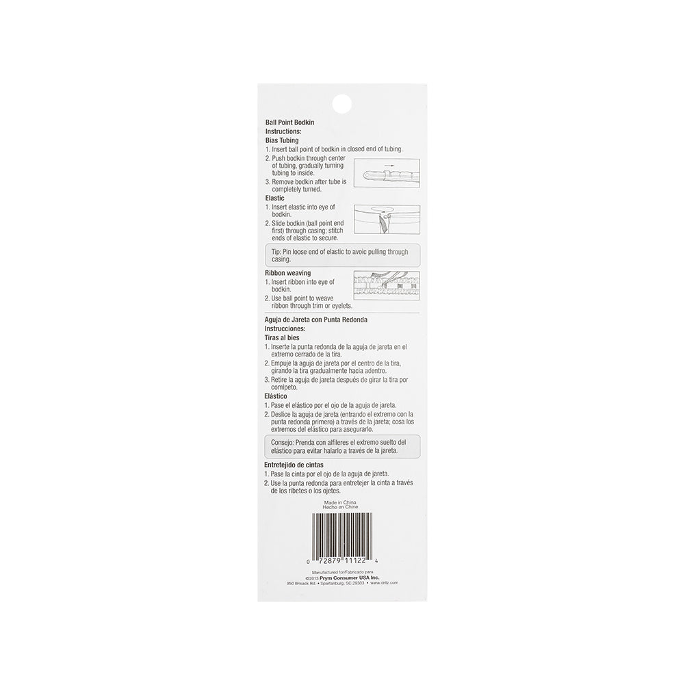 Dritz Ball Point Bodkin Folded