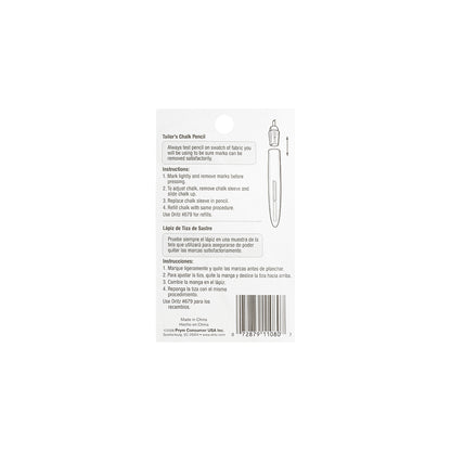 Dritz Tailor's Chalk Pencil Folded
