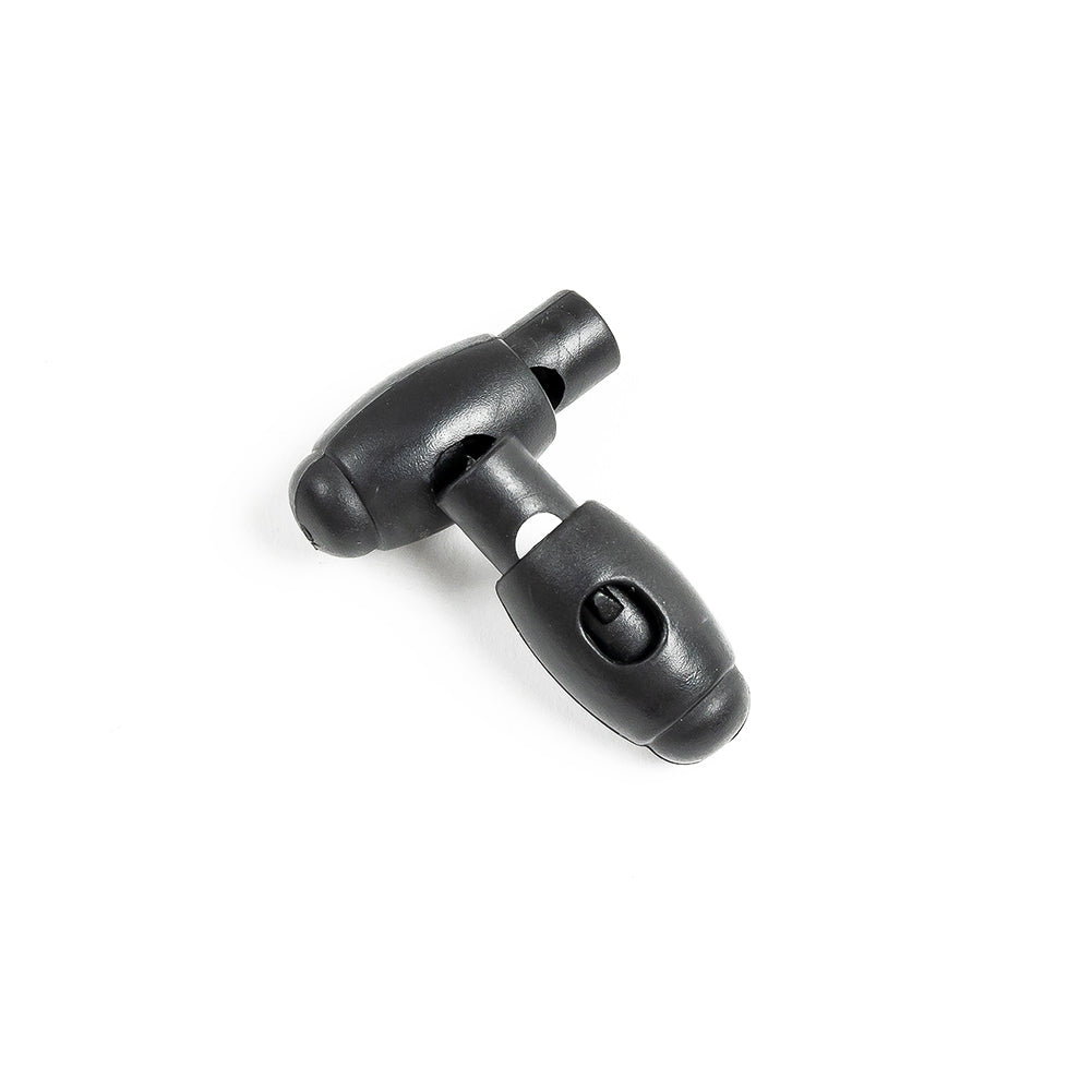 Dritz Black Cord Stops - 2 ct Folded