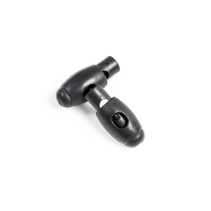 Dritz Black Cord Stops - 2 ct Folded