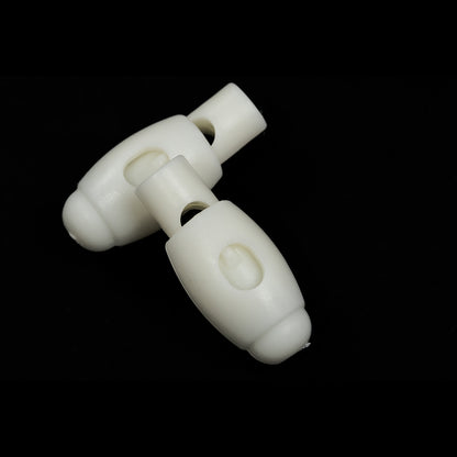 Dritz White Cord Stops - 2 ct Full