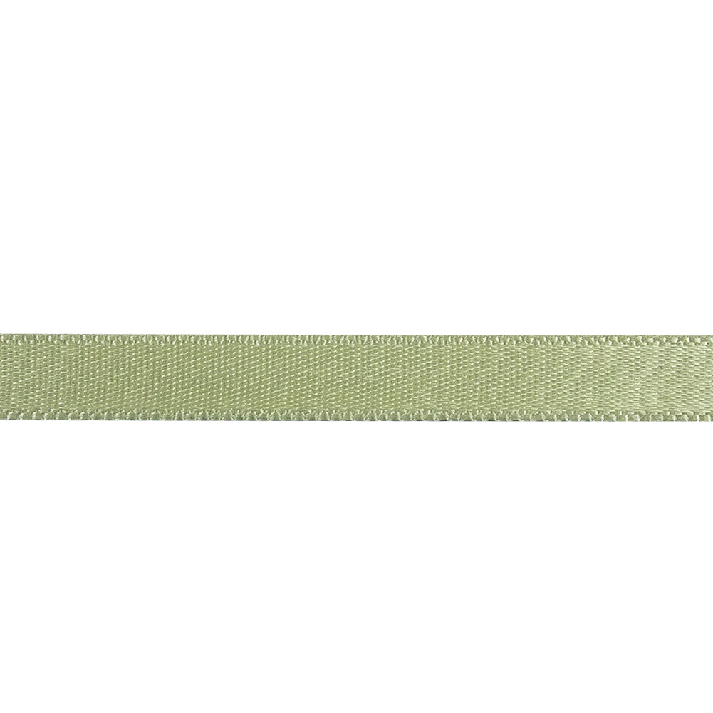 Lime Cream Single Face Satin Ribbon - 0.25" Detail