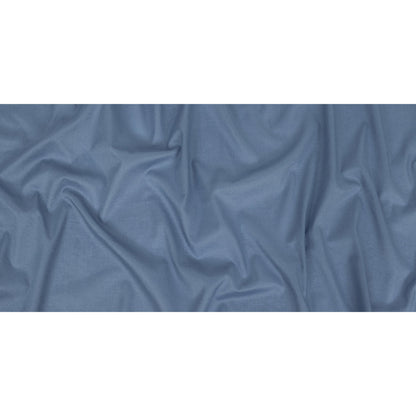 Mercerized Organic Egyptian Cotton Voile - Denim - Toulouse Collection