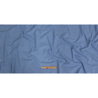 Organic Cotton Gingham 0.125" - Cobalt - Campinas Collection