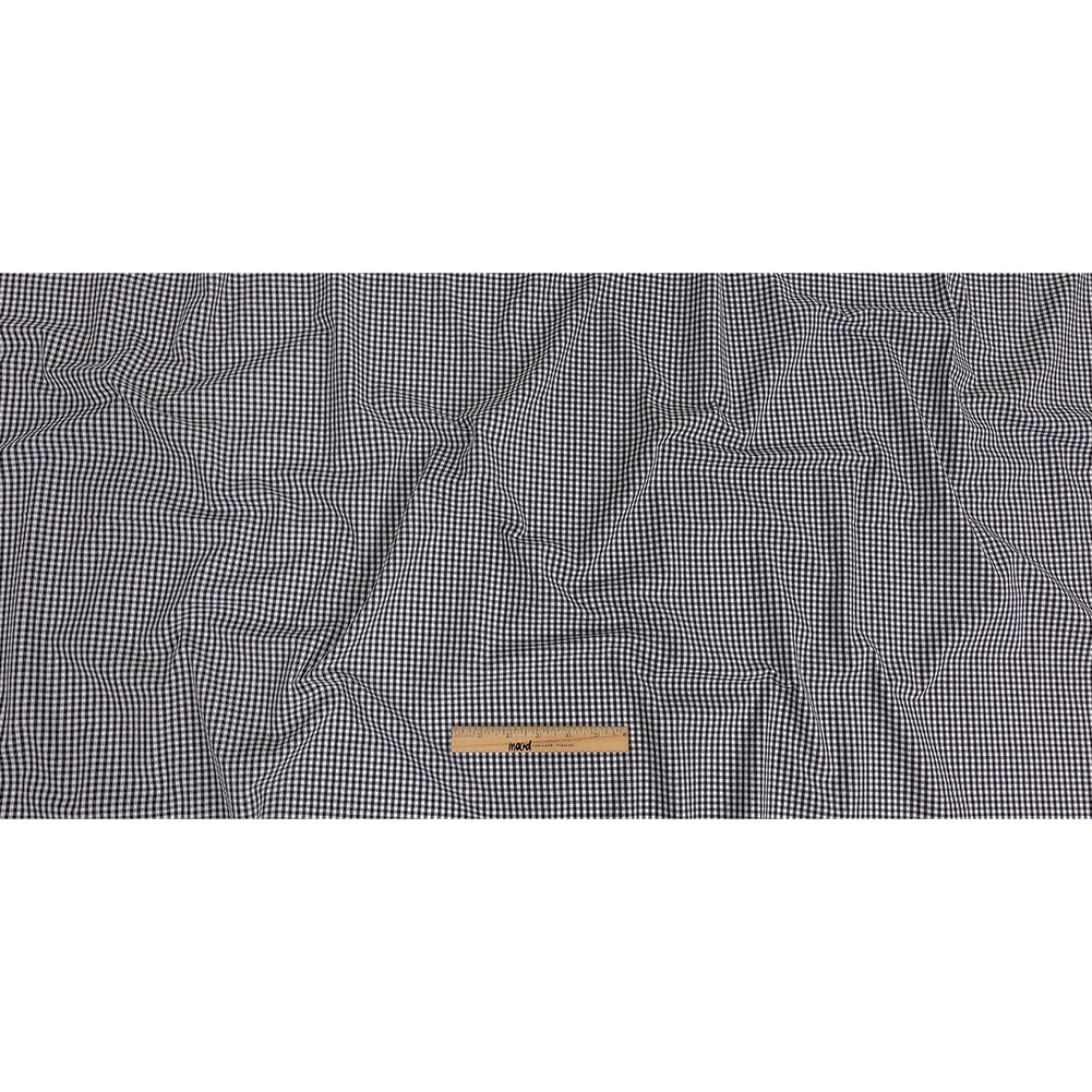 Organic Cotton Gingham 0.125" - Black - Campinas Collection - Full