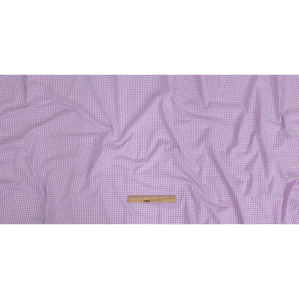 Organic Cotton Gingham 0.125" - Lavender - Campinas Collection - Full