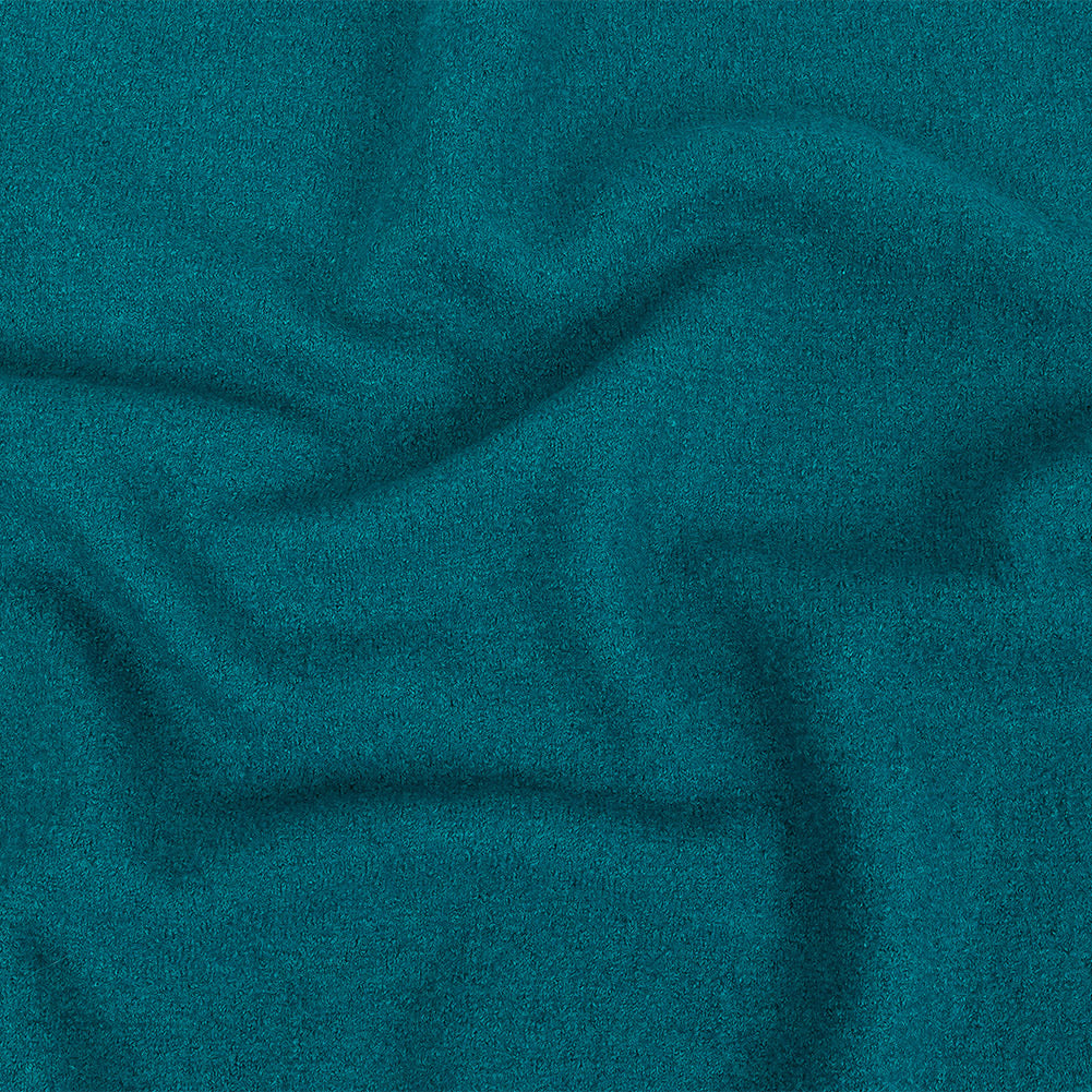 Boiled Wool Coating Fabric - Ocean Depths Blue - Ketil Collection