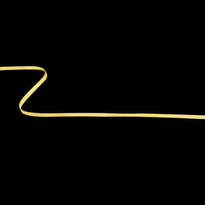 Clarified Butter and Gold Metallic Braided Trim - 0.2"