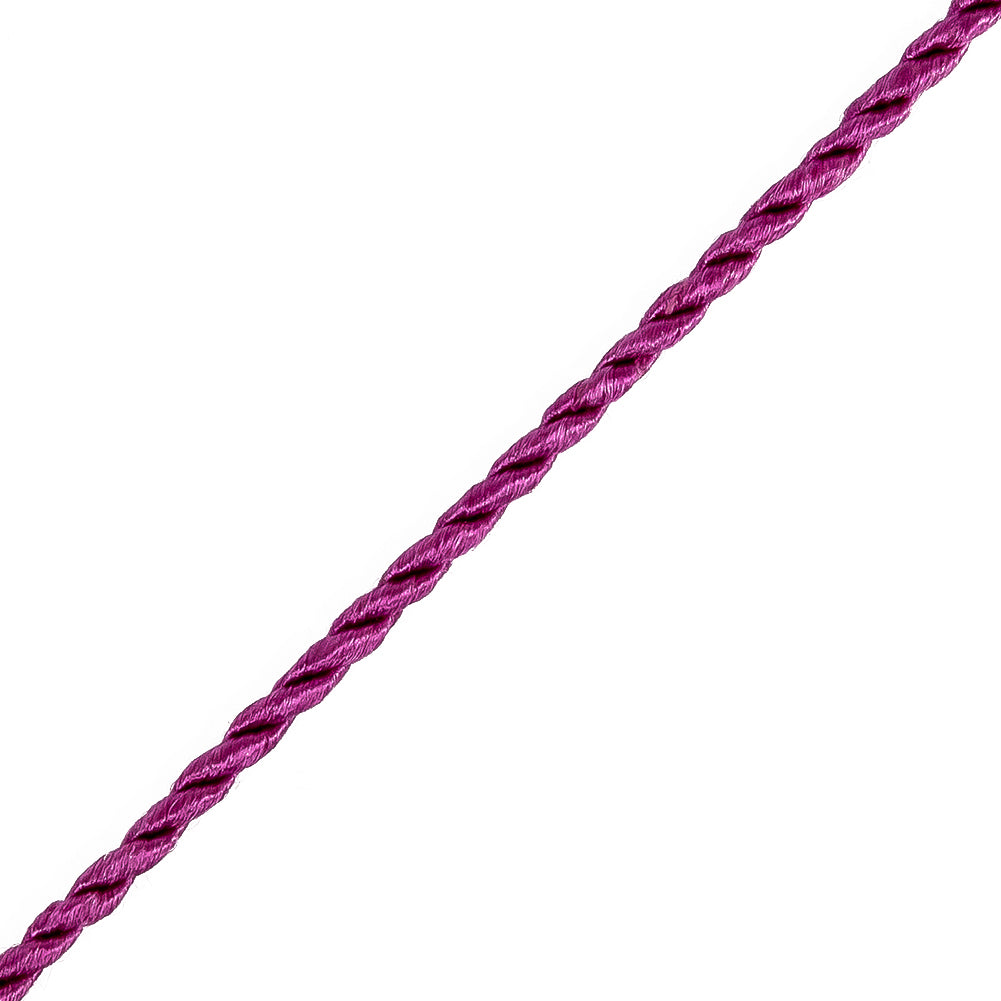 Fuchsia Twisted Cord - 2mm Detail
