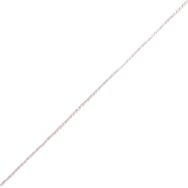 Silver Rose Twisted Cord - 2mm