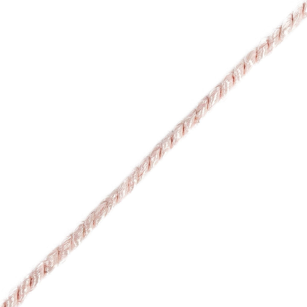 Pale Pink Twisted Cord - 3mm Detail