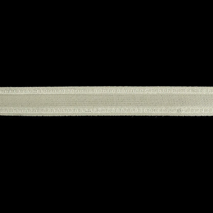 Oyster Geometric Dobby Reversible Ribbon - 0.375" Detail