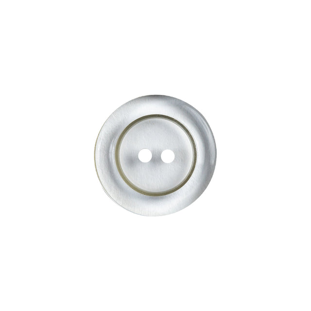 Transparent 2-Hole Tire Shaped Rim Button - 24L/15mm