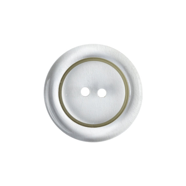 Transparent 2-Hole Tire Shaped Rim Button - 36L/23mm