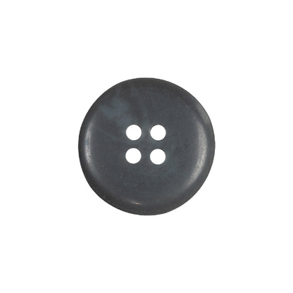 Gray Matte 4-Hole Tire Rimmed Plastic Button - 32L/20mm Drape
