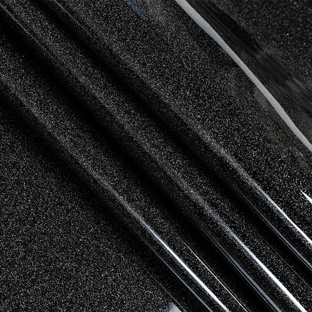 Metallic Glitter Vinyl - Black
