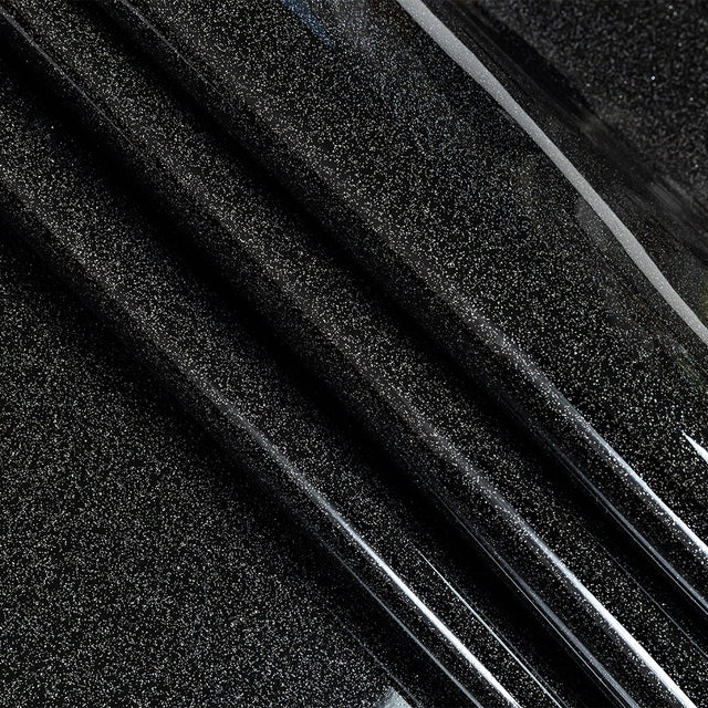 Metallic Glitter Vinyl - Black