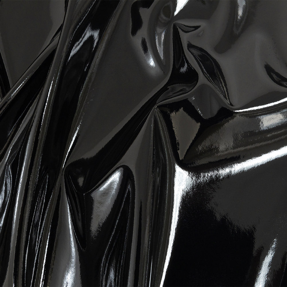 Lightweight Faux Patent Leather - Black - Fortaleza Collection