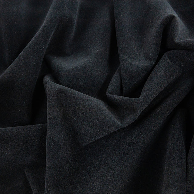 Flocking Faux Suede - Black