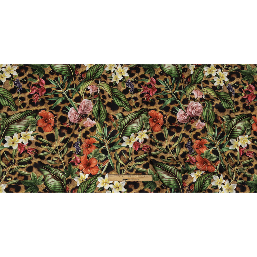 Mercerized Organic Egyptian Cotton Shirting - Floral and Fauna - Ravello Collection - Full