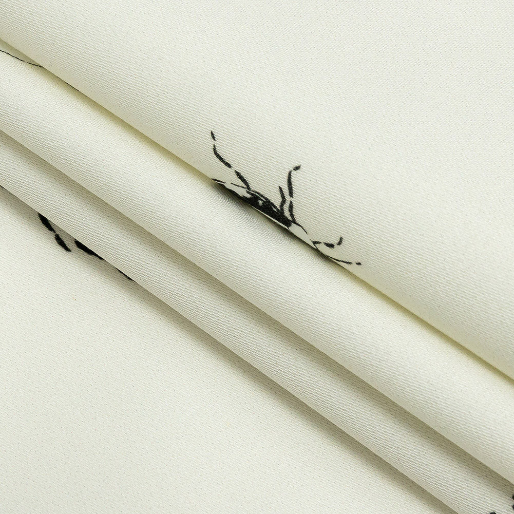 Mood Exclusive Vanilla Ice Porchlight Entomology Stretch Cotton Sateen Folded