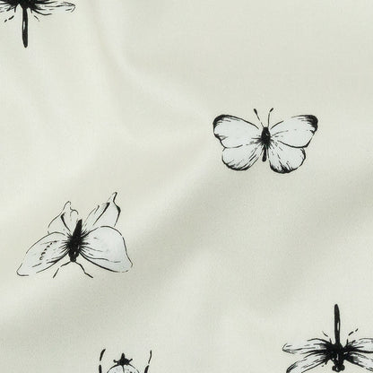 Mood Exclusive Vanilla Ice Porchlight Entomology Stretch Cotton Sateen Detail