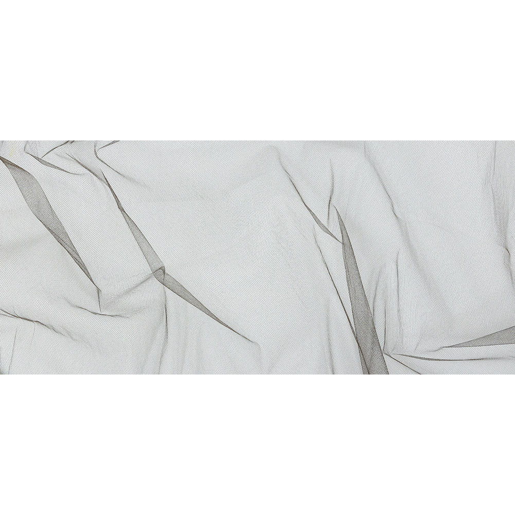 Oscar de la Renta Deep Brown Soft Nylon Tulle Full