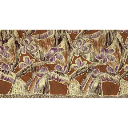 Mood Exclusive Yellow and Orange Texture Transverse Viscose Twill Full