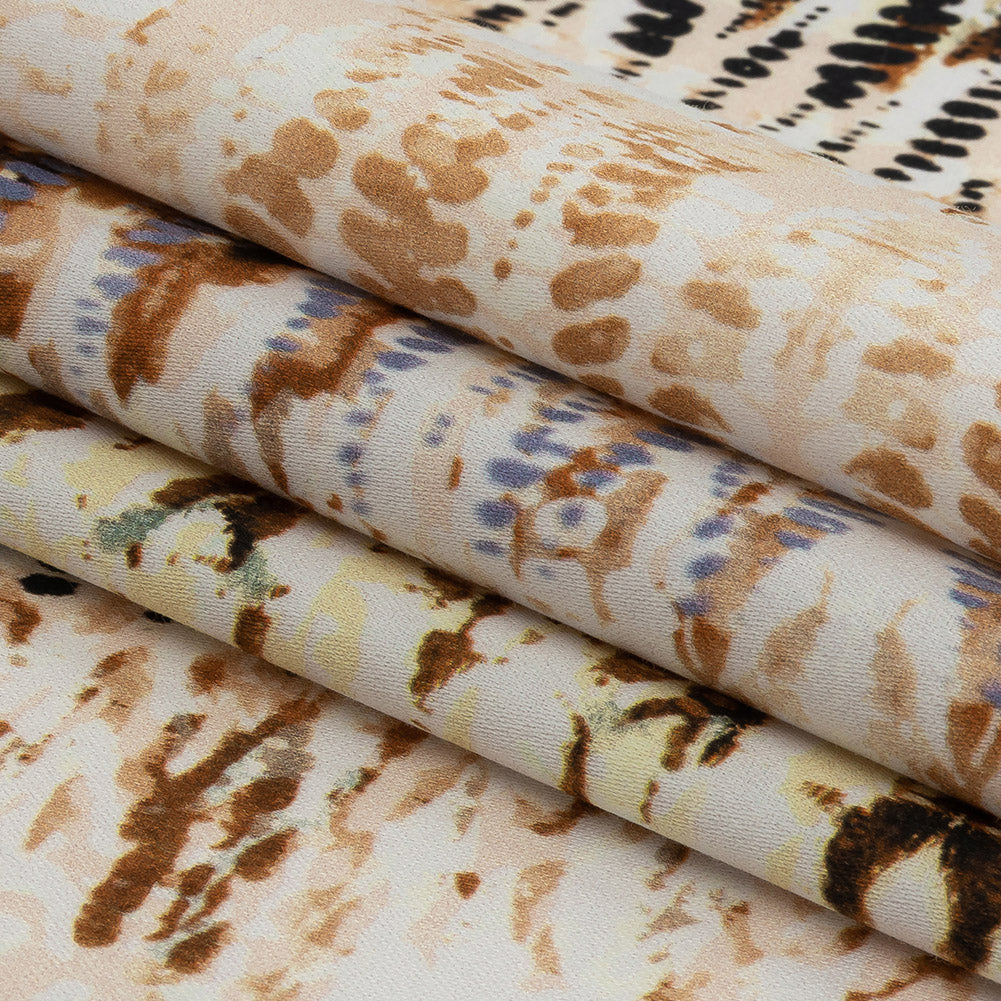 Mood Exclusive Snaking Symmetries Stretch Cotton Sateen Folded