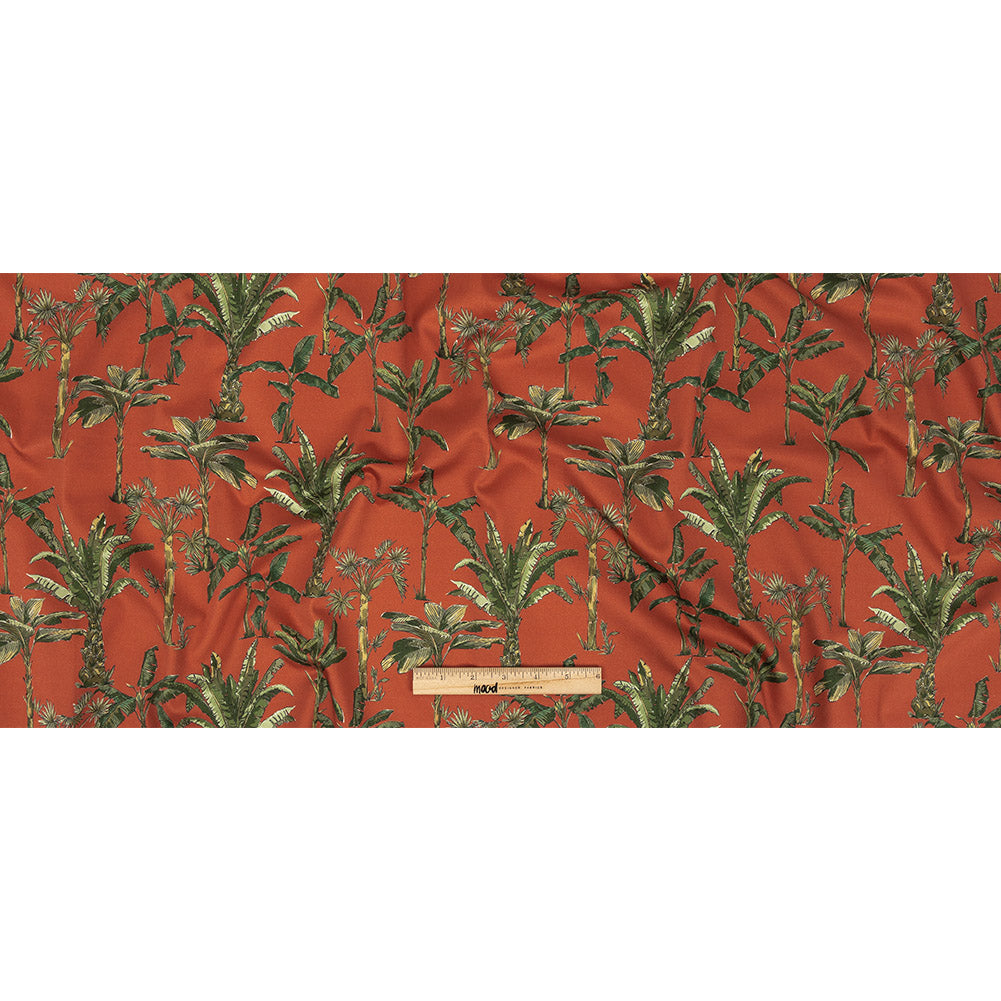 Mood Exclusive Red Orange Heart of Palm Stretch Cotton Sateen Full