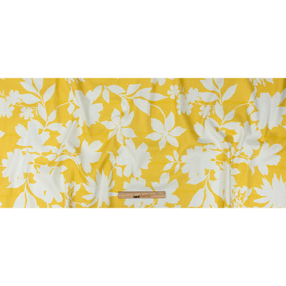 Mood Exclusive Yellow Sultry Silhouettes Stretch Cotton Woven Full