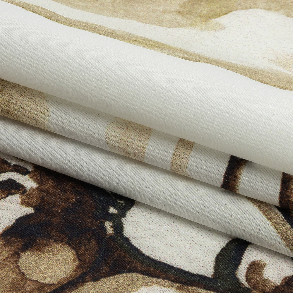 Mood Exclusive Roman Ruins Stretch Cotton Poplin Folded